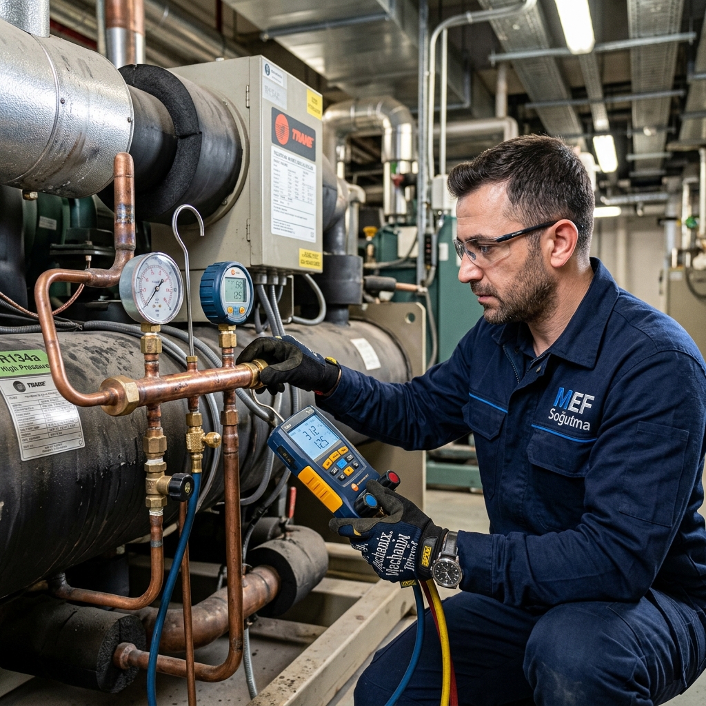 MEF Soğutma Chiller Periyodik Bakım Prosesi